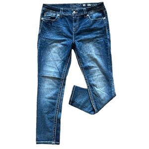 MISS ME Women's Mid-Rise Easy Skinny Jeans - Size 31